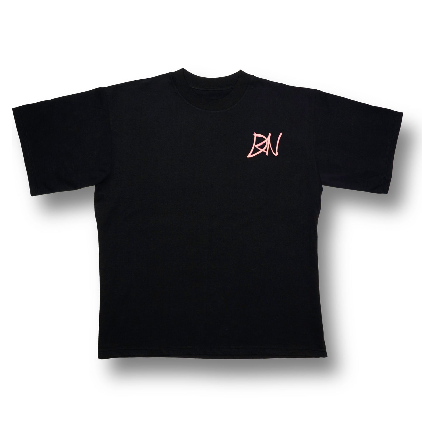 Playera Oversized - Midnight Black - Smiley